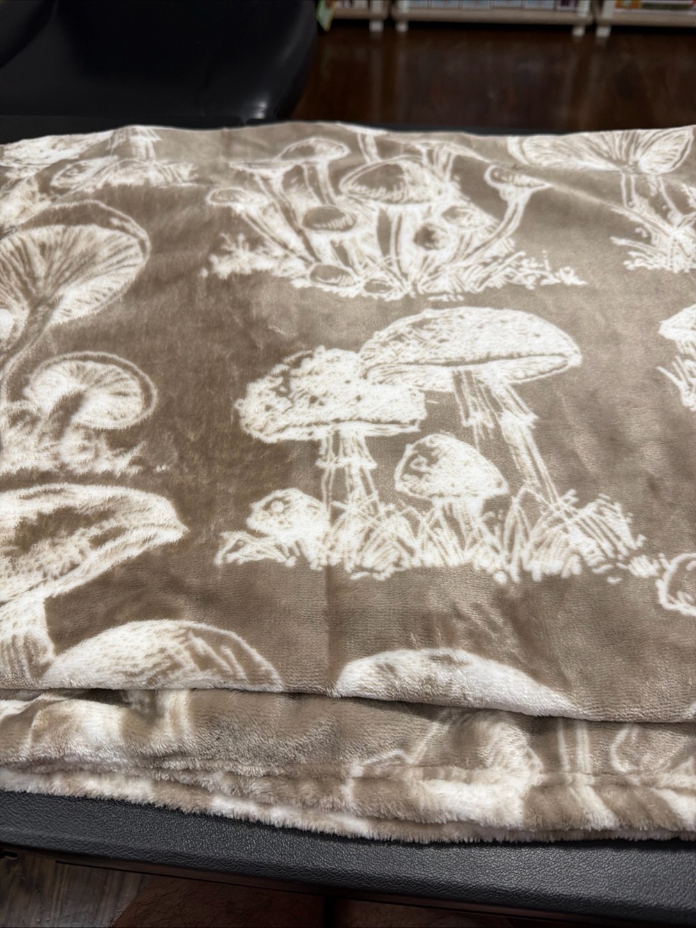 50”X70” Asheville Acres mushroom blanket